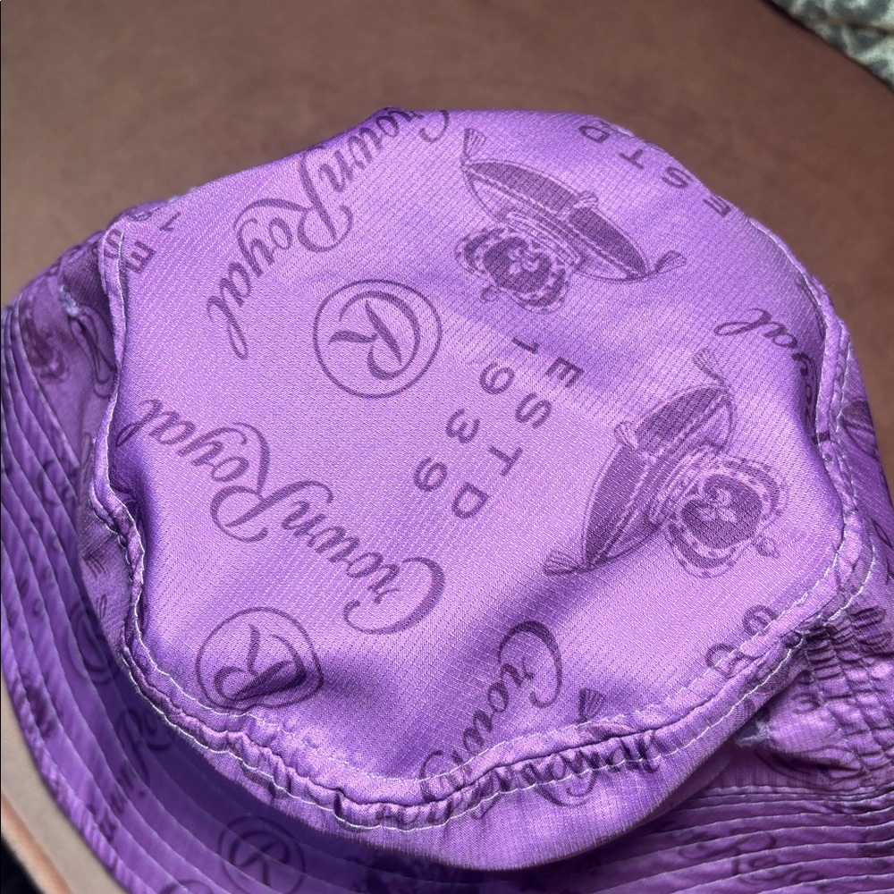 Crown royal logo purple streetwear bucket hat 90’s y2k casual hat - Picture 6 of 6